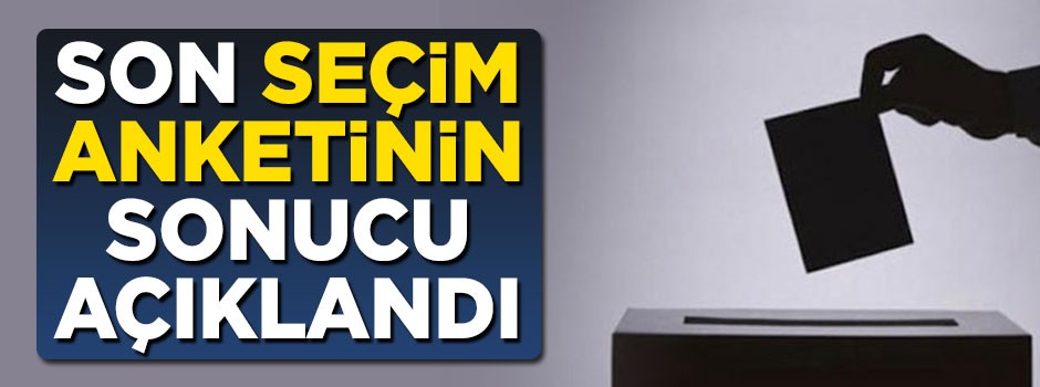 Faruk Acar seçim anketinin sonucunu açıkladı