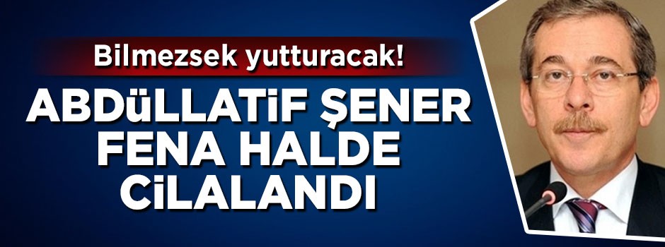 Fatih Altaylı Abdüllatif Şener'i cilaladı