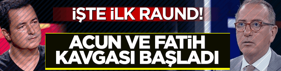 Acun Ilıcalı ve Fatih Altaylı kavgası!