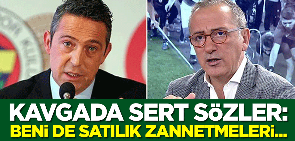 Fatih Altaylı - Ali Koç kavgasında sert sözler: Beni de satılık zannetmeleri...