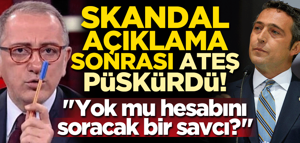 Fatih Altaylı, Ali Koç'a fena saydırdı! "Yok mu bunun hesabını soracak bir savcı?"