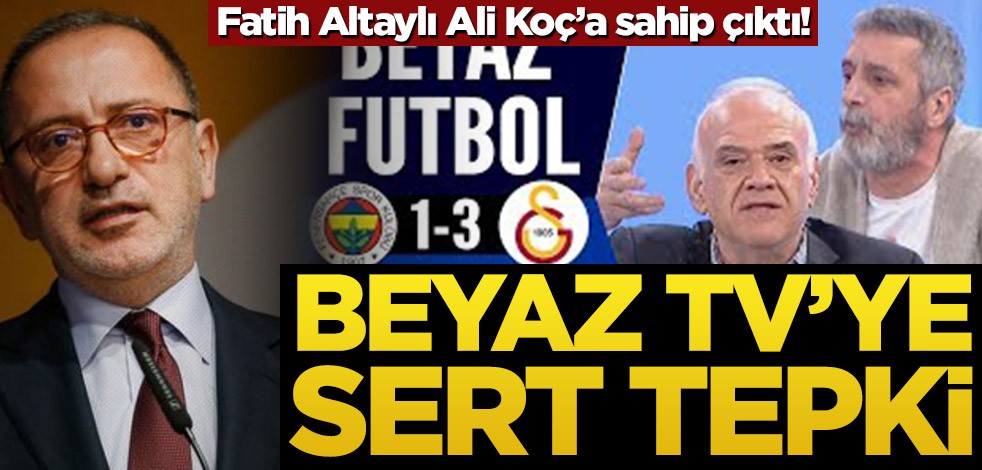 Fatih Altaylı Ali Koç’a sahip çıktı! ‘Hadlerini bilsinler’