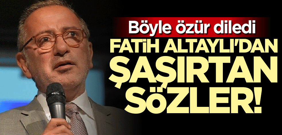 Fatih Altaylı Bakan Fahrettin Koca'dan özür diledi