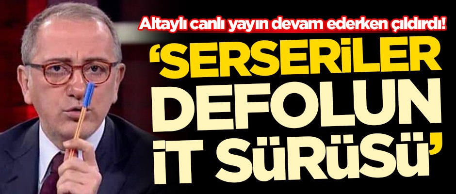 Fatih Altaylı çıldırdı: Defolun it sürüsü