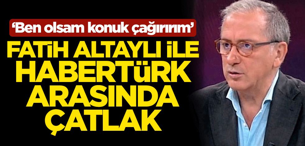 Fatih Altaylı ile Habertürk arasında HDP çatlağı: "Ben olsam konuk çağırırım"