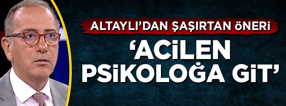 Fatih Altaylı'dan Arda Turan'a öneri: Acilen psikoloğa git