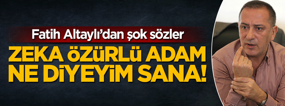 Fatih Altaylı'dan Aziz Yıldırım'a şok sözler: Zeka özürlü adam