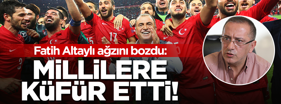 Fatih Altaylı'dan Fatih Terim'e verdi veriştirdi
