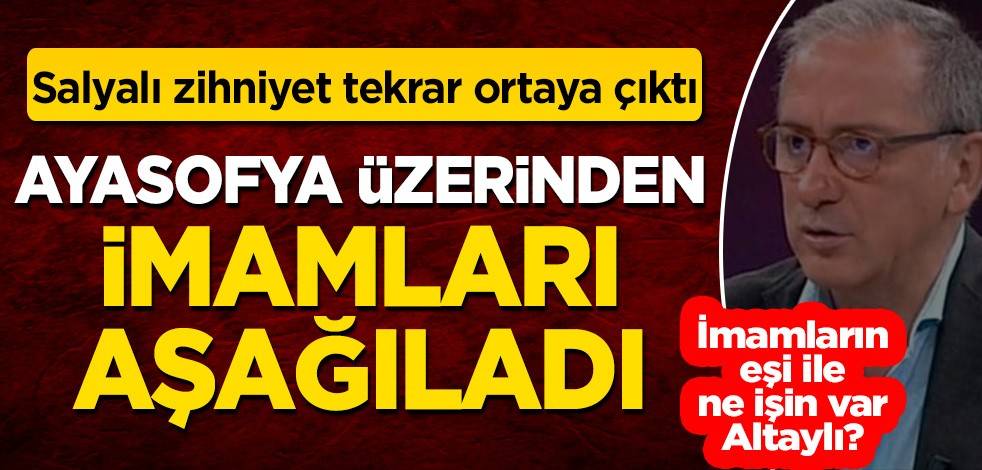 Fatih Altaylı'dan imamlara çok çirkin sözler! 28 Şubat'ın kalemşörü sahnede