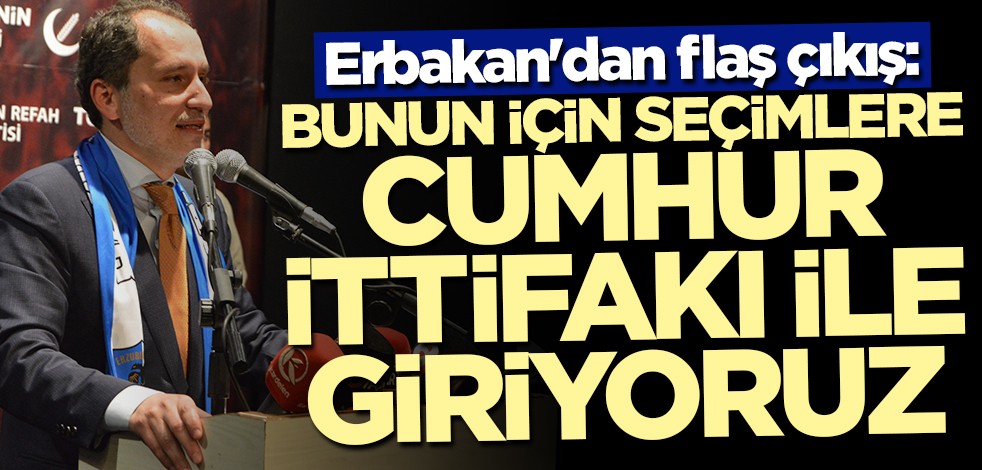 Fatih Erbakan Bingöl'de konuştu: Bunun için seçimlere Cumhur İttifakı ile giriyoruz