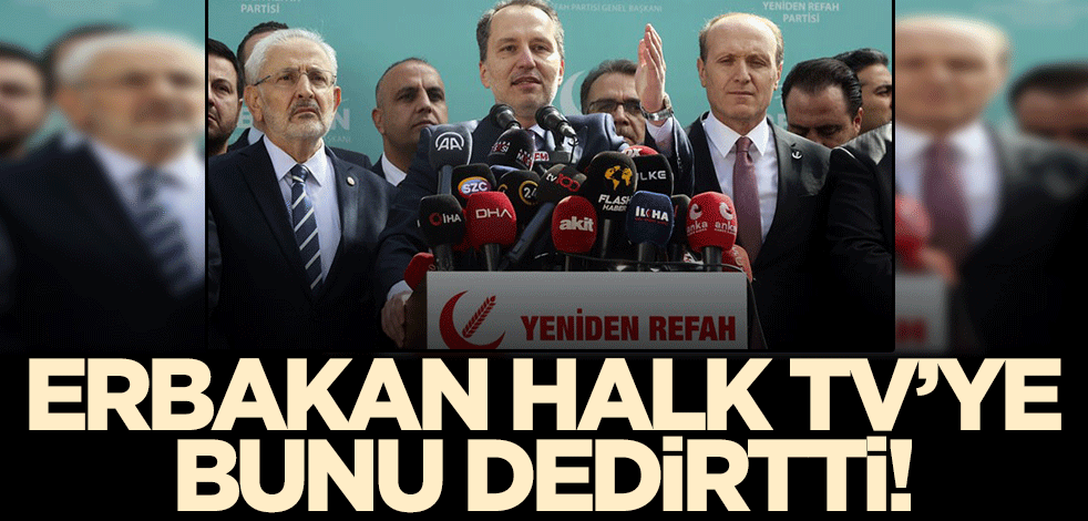 Fatih Erbakan Halk TV'ye bunu dedirtti!