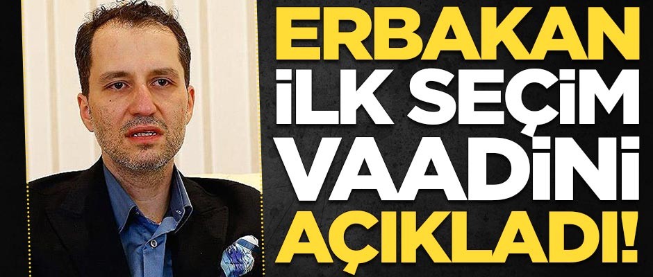 Fatih Erbakan ilk seçim vaadini açıkladı