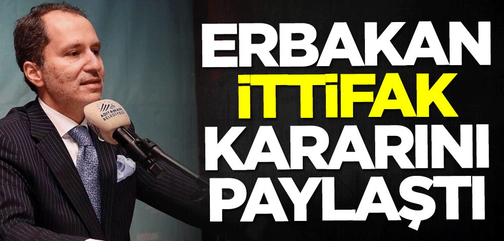 Fatih Erbakan partisinin ittifak kararını duyurdu