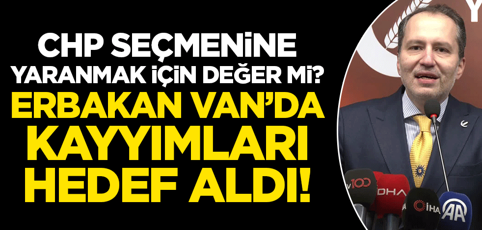Fatih Erbakan şimdi de kayyımları hedef aldı!