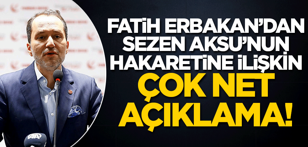 Fatih Erbakan'dan çok net Sezen Aksu mesajı! 'Gerçek cahil ve gafiller bunu söyleyen ve söyleneni destekleyenlerdir'