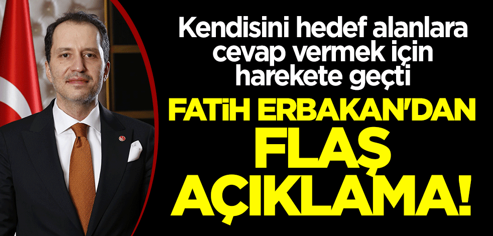 Fatih Erbakan'dan flaş açıklama! Kendisini hedef alanlara cevap vermek için harekete geçti