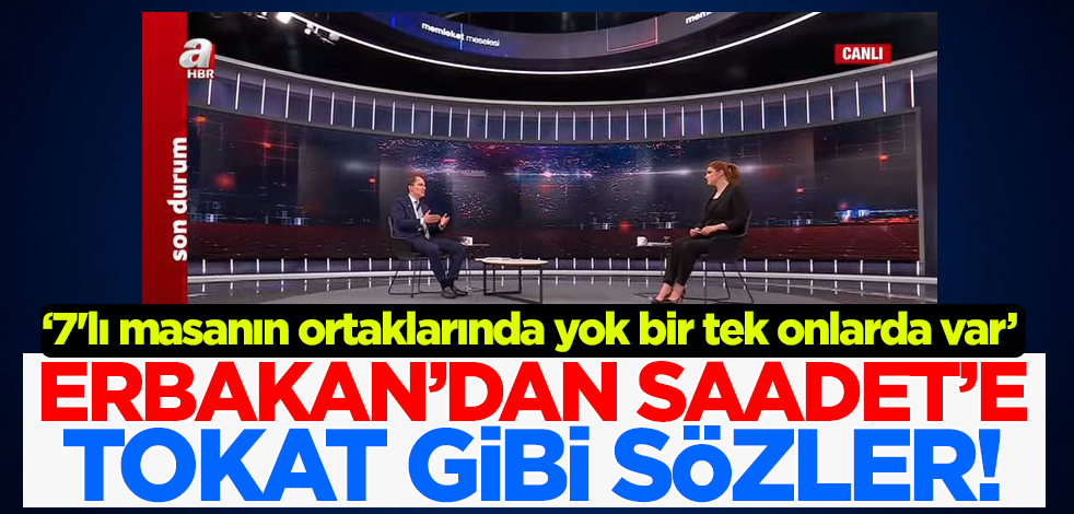 Fatih Erbakan'dan Saadet Partisi'ne tokat gibi sözler!