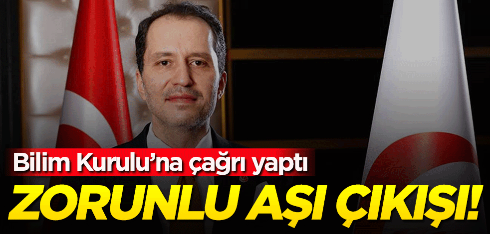 Fatih Erbakan'dan 'zorunlu aşı' açıklaması!