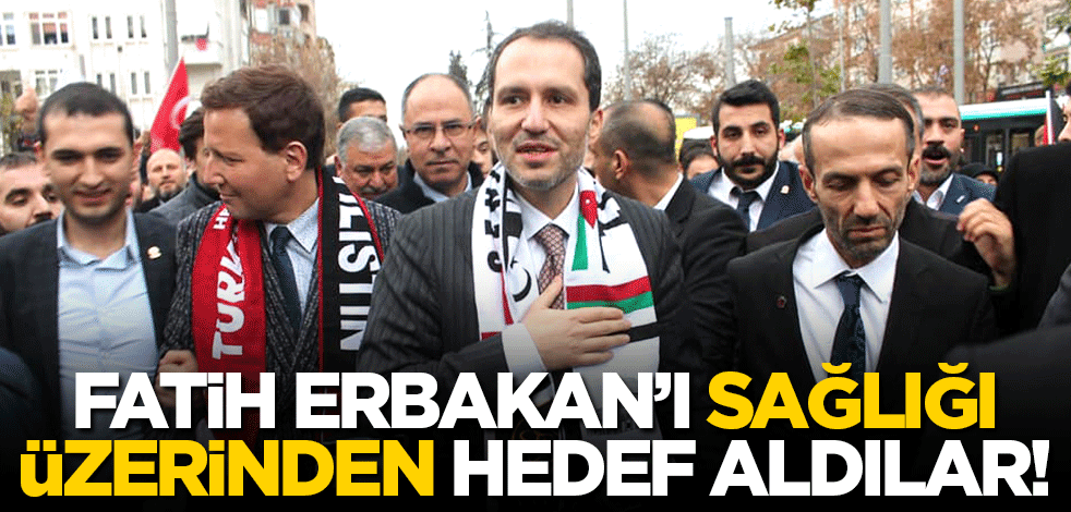 Fatih Erbakan'ı sağlığı üzerinden hedef aldılar!