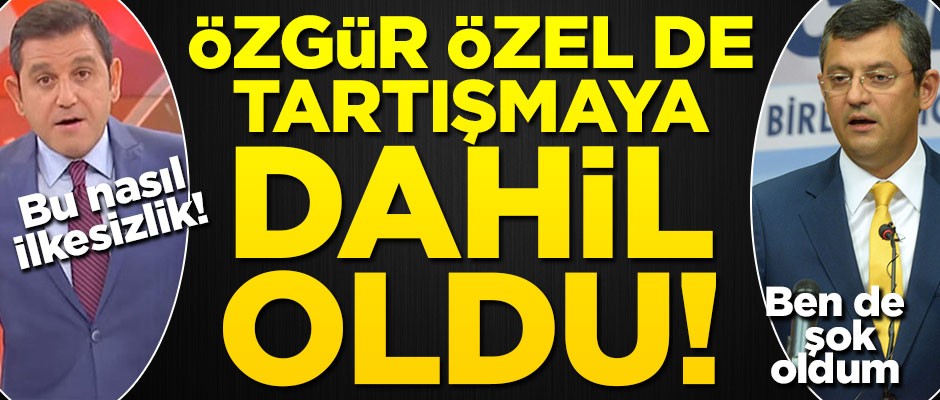Fatih Portakal CHP'ye isyan etmişti... Özgür Özel: Ben de şok oldum!