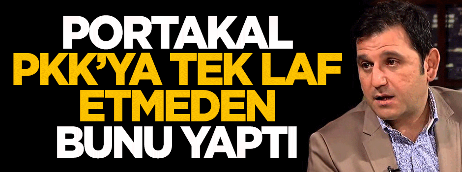 Fatih Portakal, PKK'ya tek laf etmeden devleti suçladı