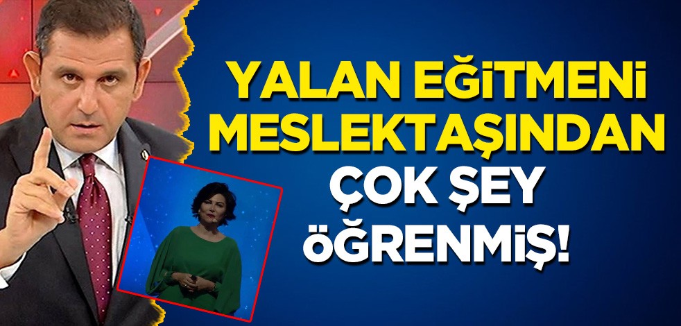 Fatih Portakal yandaşlık dersi verdi! Yalan eğitmeni meslektaşı Sedef Kabaş'tan çok şeyler öğrenmiş