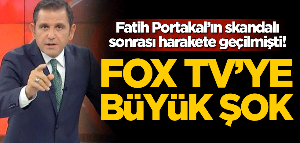 Fatih Portakal'ın skandalı sonrası harakete geçilmişti! FOX'a büyük şok