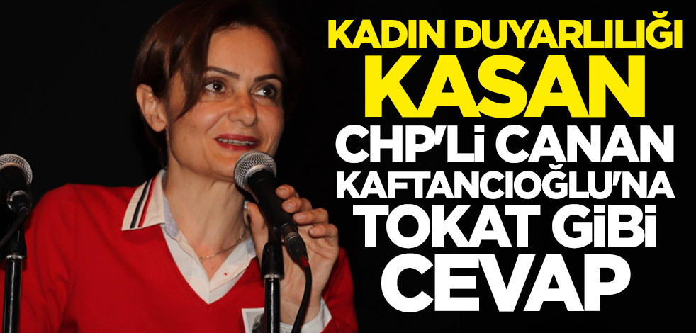Fatmanur Altun'dan CHP'li Canan Kaftancıoğlu'na tokat gibi cevap
