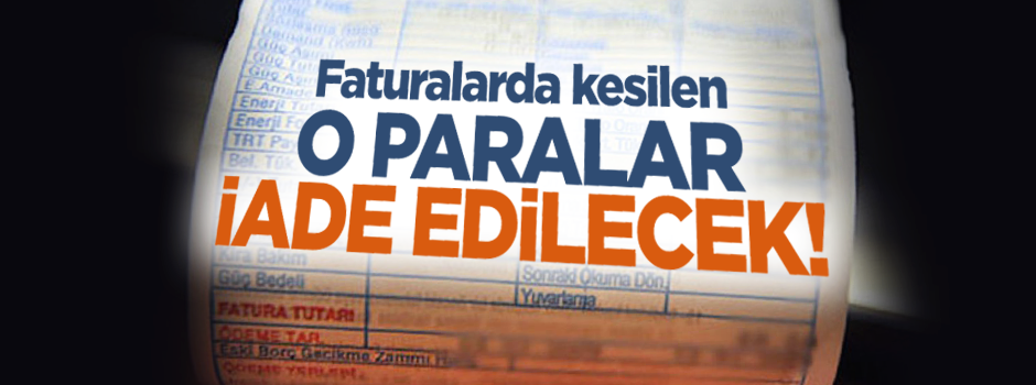 Doğalgaz faturasındaki 'kontrol bedeli' iade edilecek