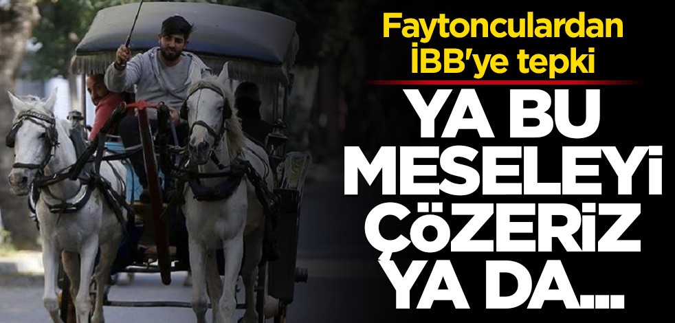 Faytonculardan İBB'ye tepki: Açlık eylemi yaparız