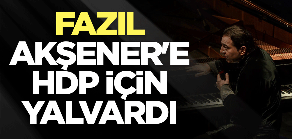 Fazıl, Akşener'e HDP için yalvardı