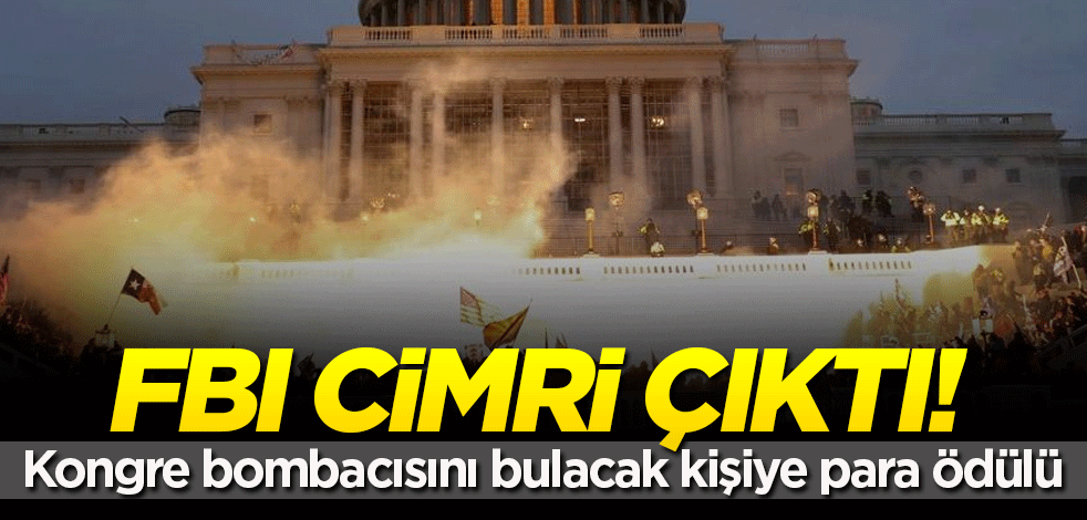 FBI cimri çıktı! Kongre bombacısını bulana ödül