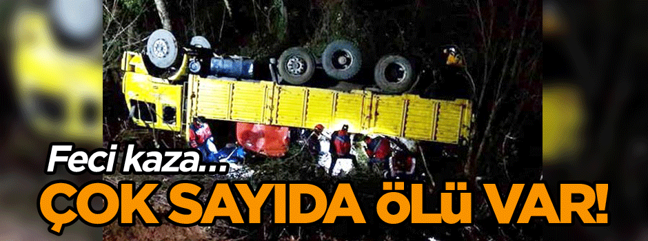 Feci kaza… 2 kişi hayatını kaybetti