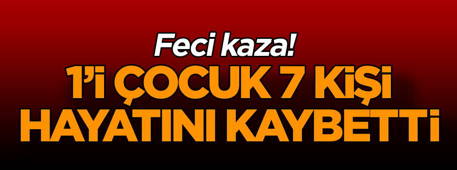 Feci kaza! Çok sayıda ölü ve yaralı var…