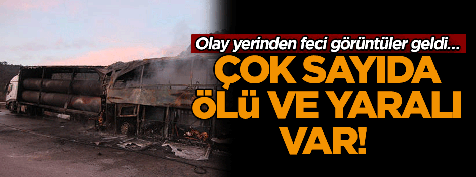 Feci kaza! Ölü ve yaralılar var...
