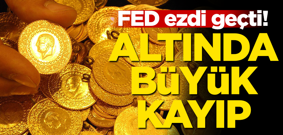 FED ezdi geçti! Altında büyük kayıp