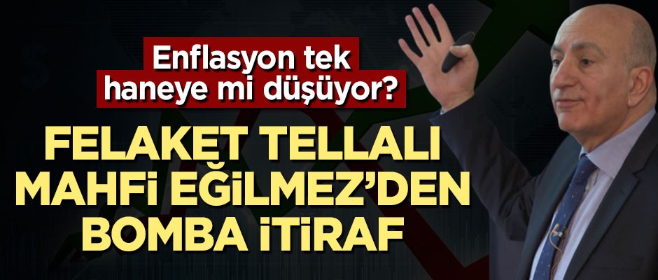 Felaket tellalı Mahfi Eğilmez bile enflasyonun tek haneye inebileceğini itiraf etti