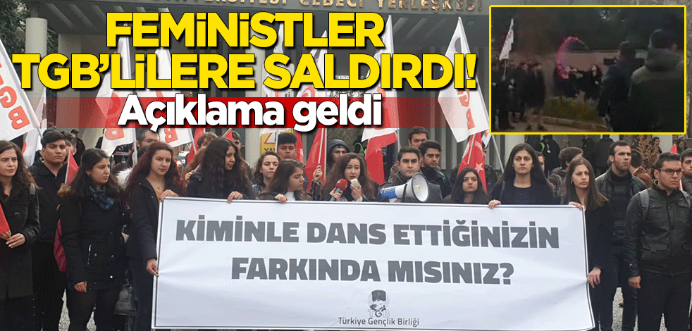 Feministler TGB'lilere saldırdı! TGB'den açıklama geldi: Terörün siyasi uzantılarının şiddet karşıtı olması ikiyüzlülüktür