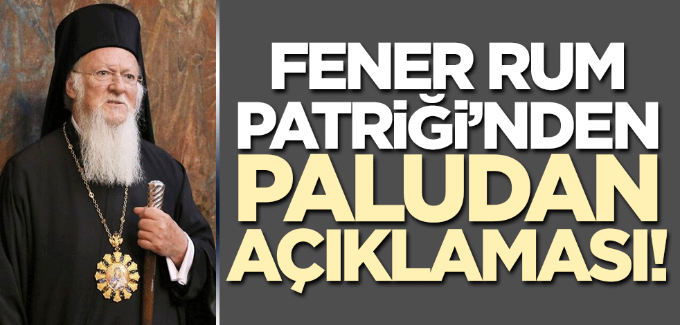 Fener Rum Patriği Bartholomeos'dan Rasmus Paludan çıkışı!