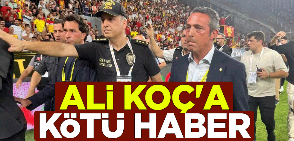 Fenerbahçe Başkanı Ali Koç PFDK'ye sevk edildi