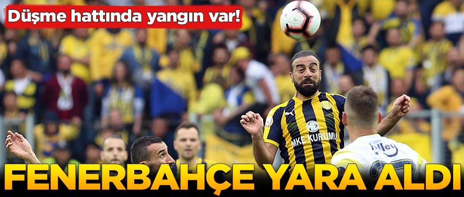 Fenerbahçe deplasmanda yara aldı!