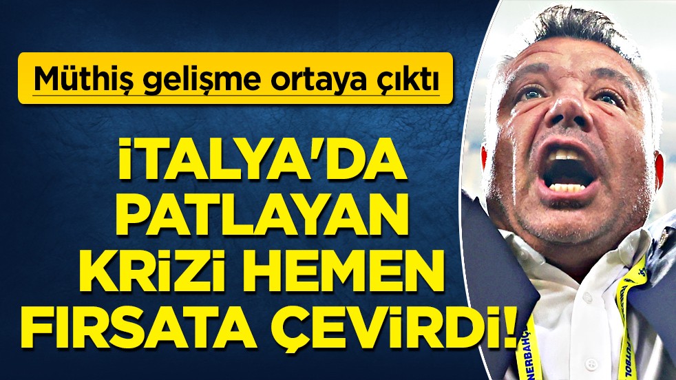 Fenerbahçe, İtalya'da patlayan krizi hemen fırsata çevirdi! Dünyaca ünlü golcü duyuruldu