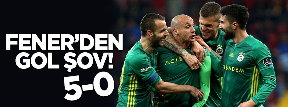 Fenerbahçe'den Kayserispor'a gol yağmuru! 5-0