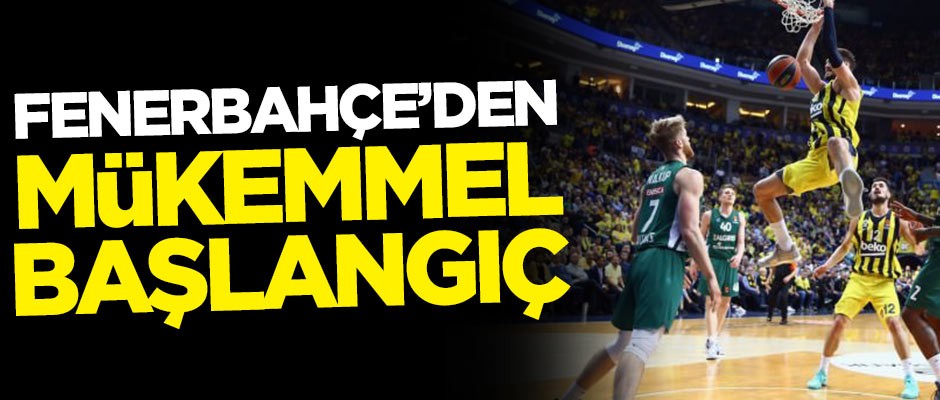 Fenerbahçe play-off'a mükemmel başladı!