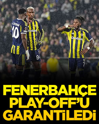 Fenerbahçe play-off’u garantiledi