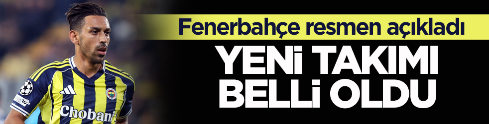 Fenerbahçe resmen açıkladı: İrfan Can Kahveci’nin yeni takımı belli oldu