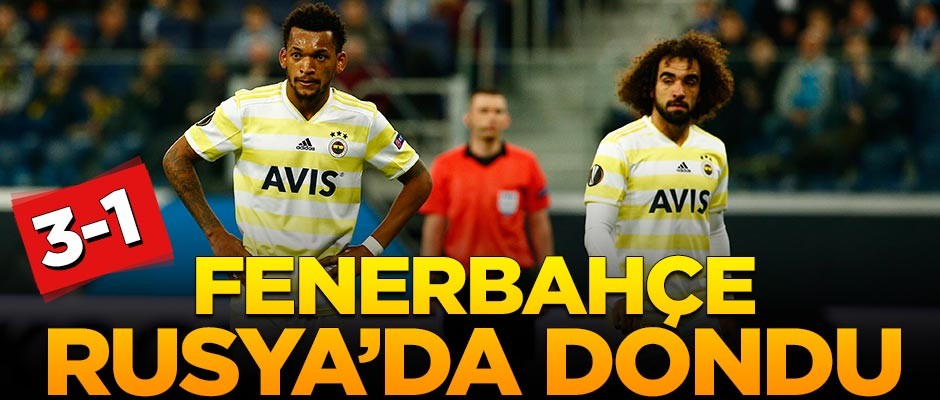 Fenerbahçe Rusya'da dondu!