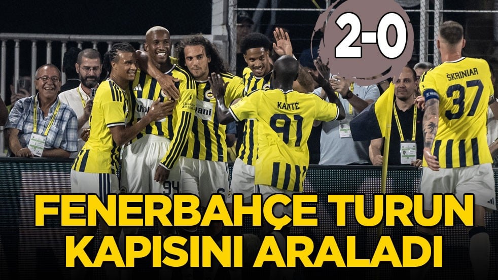 Fenerbahçe turun kapısını araladı: 2-0