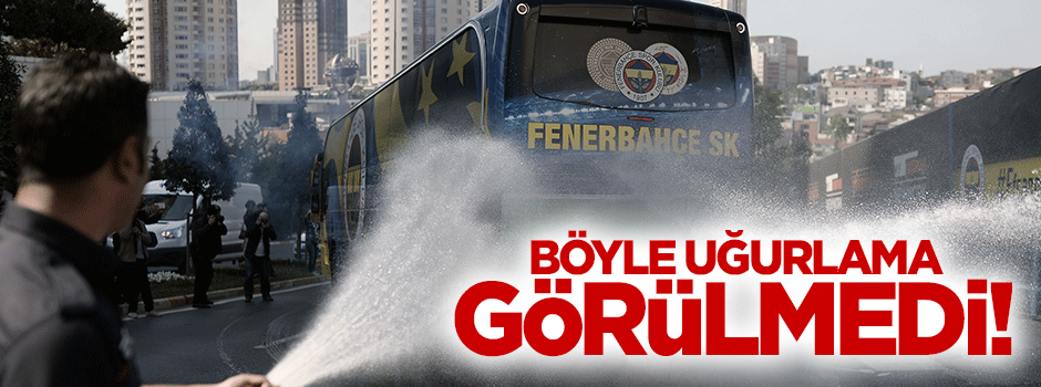 Fenerbahçe Ülker, Madrid'e itfaiye ile uğurlandı