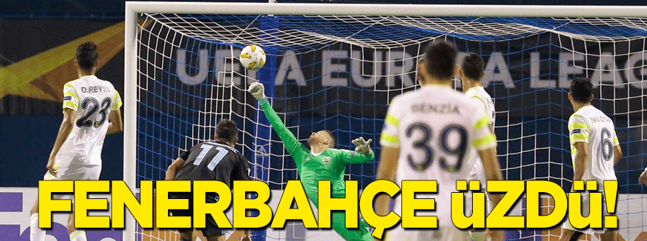 Fenerbahçe Zagreb'de üzdü: 4-1!